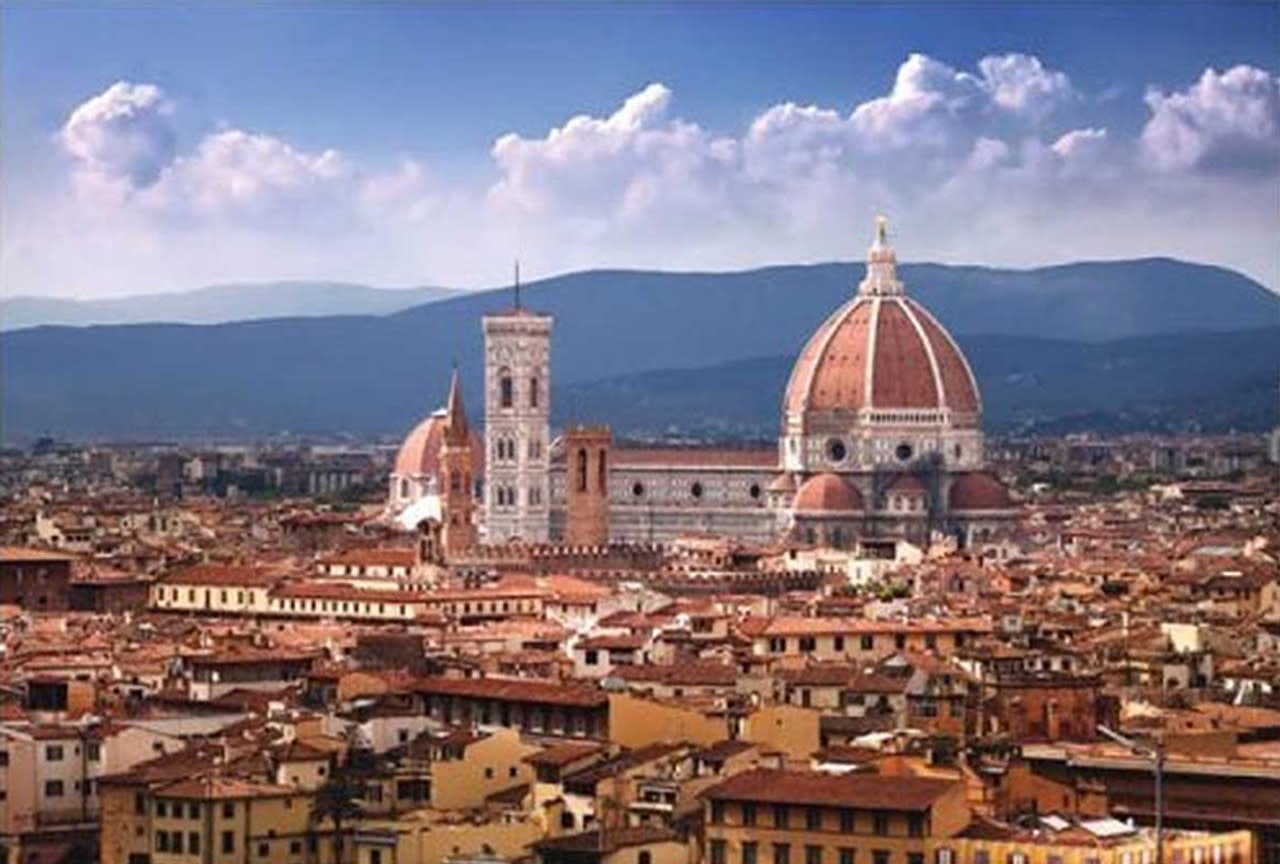 TOM200-030 CATHEDRAL SANTA MARIA DEL FIORE IN FLORANCE ITALY