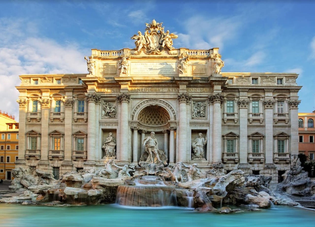 TOM200-034 TREVI FOUNTIAN ROME ITALY