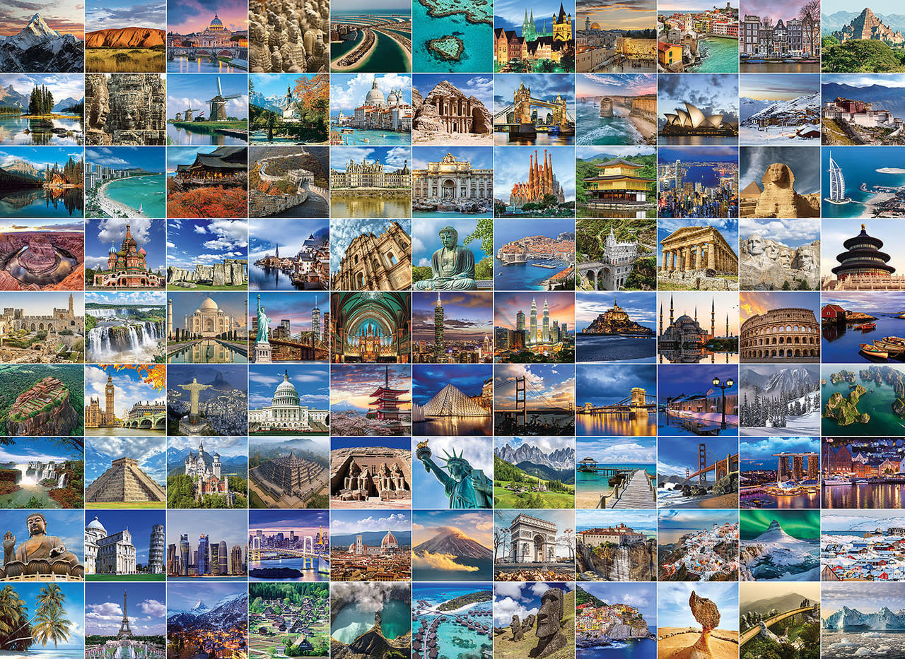 TOM400-036 LANDMARKS AROUND THE WORLD