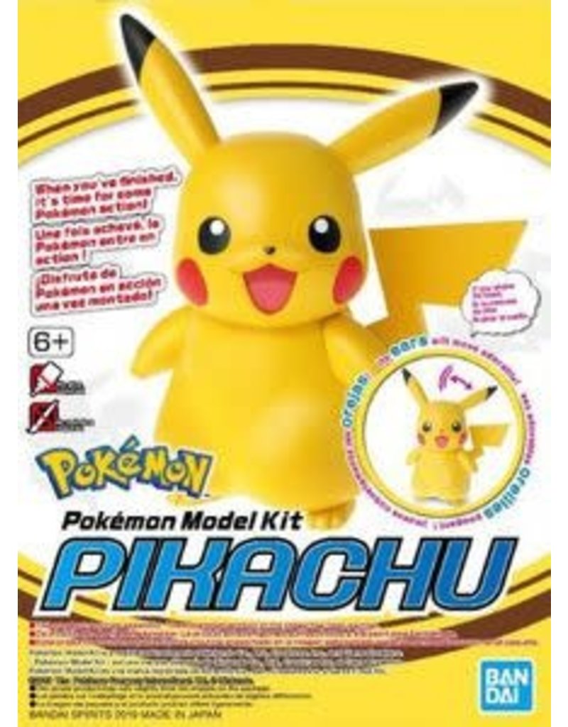 BANDAI BAS2487421 PIKACHU "POKEMON", BANDAI POKEMON MODEL KIT
