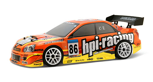 HPI7499 HPI RACING IMPREZA BODY 200MM/WB255MM: CLEAR