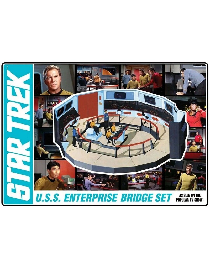 AMT AMT1270M 1/35 SRAT TREK U.S.S. ENTRERPRISE BRIDGE PLASTIC MODEL KIT