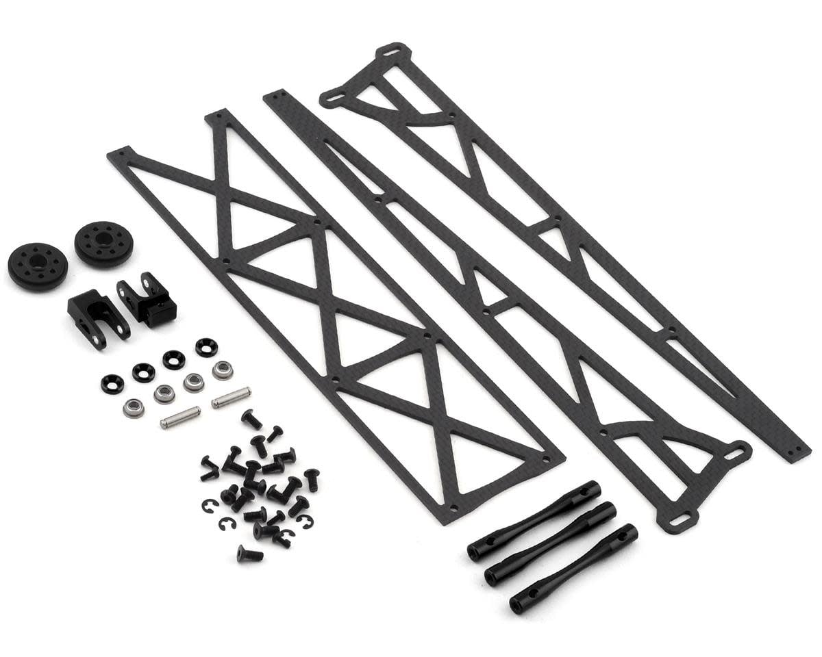 DRC-391.5 10" SLIDER WHEELIE BAR FOR MID MOTOR: BLACK