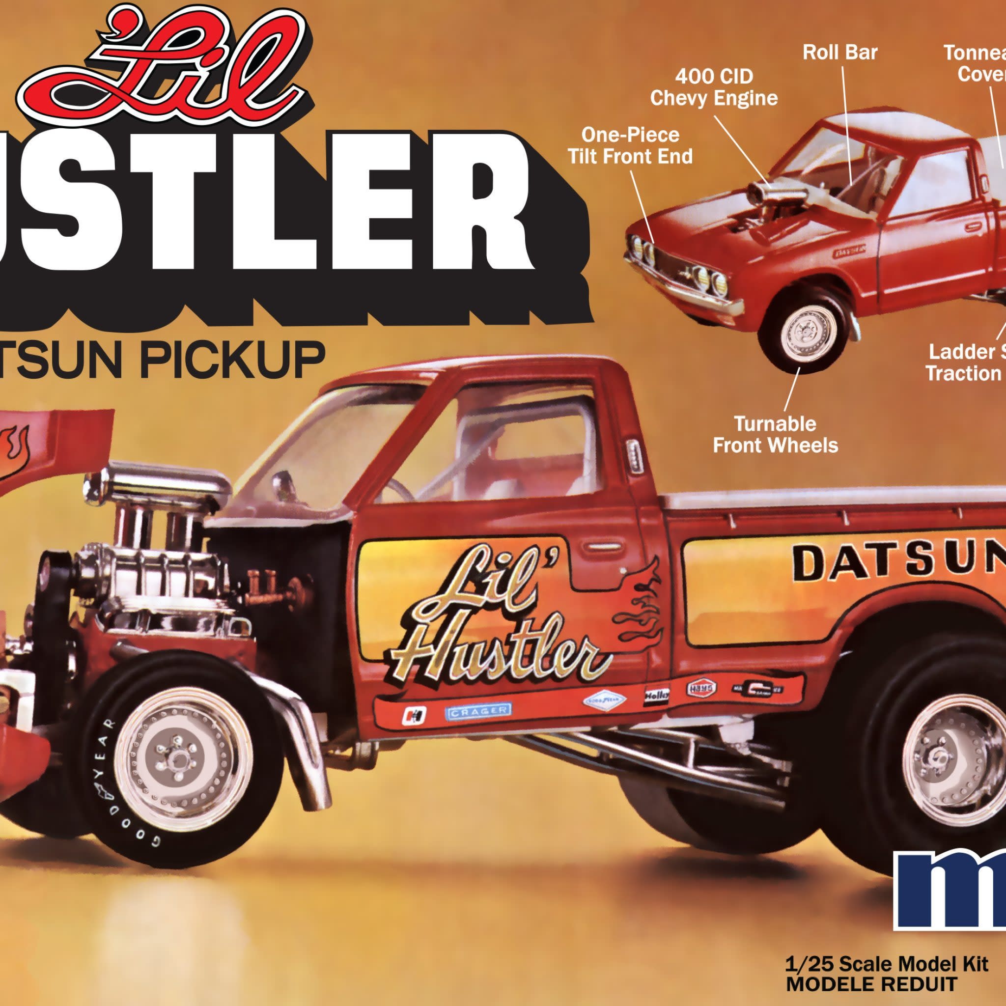 MPC982 1975 DATSUN PICKUP "LI'L HUSTLER" 1/25