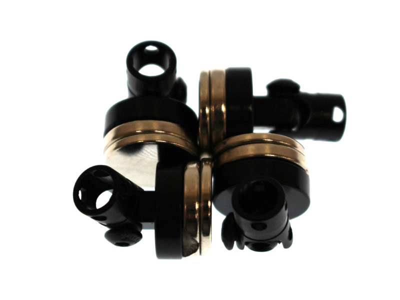 RCE1033 ALUMINUM MAGNETIC BODY MOUNT SET FOR 1/10 DRIFT CARS (EXISTING POST ADAPTER) BLACK