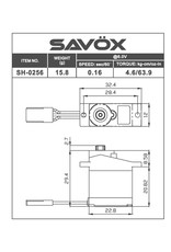 SAVOX SAVSH0256P MICRO DIGITAL SERVO .16/63