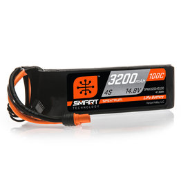 SPEKTRUM SPMX32004S100 4S LIPO 14.8V 3200MAH 100C SMART BATTERY: IC3