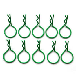 IMEX RCO4009 LARGE RING BODY PINS: GREEN (10)