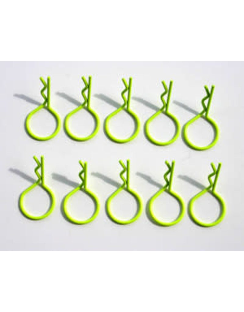 IMEX RCO4014 LARGE RING BODY PINS: YELLOW  (10)