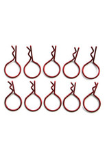 IMEX RCO4013 LARGE RING BODY PINS: RED  (10)