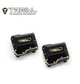 TREAL TRLX003K9N9FH BRASS AXLE DIFF COVERS 15.8G FOR TRX-4M