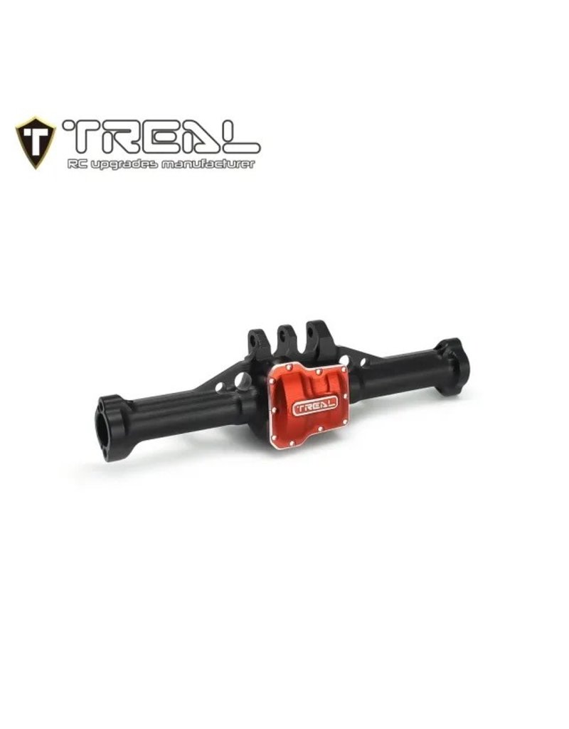TREAL TRLX003KV3SDD REAR AXLE HOUSING FOR TRX-4M BLACK
