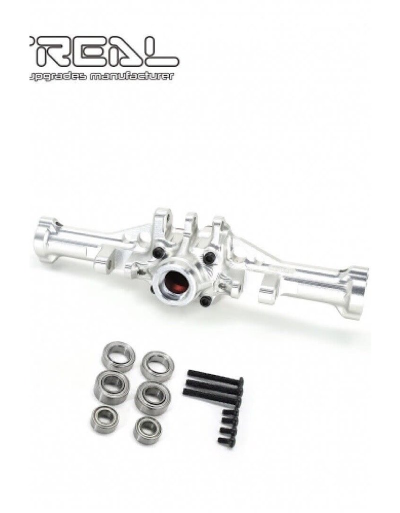 TREAL TRLX003KV3NPB REAR AXLE HOUSING FOR TRX-4M SILVER