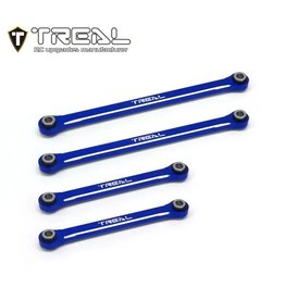 TREAL TRLX003LASCNT TRX-4M UPPER LINK SET ALUMINUM BLUE