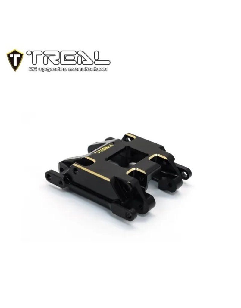 TREAL TRLX003PO7I3V BRASS CENTER SKID PLATE FOR TRX-4M BLACK