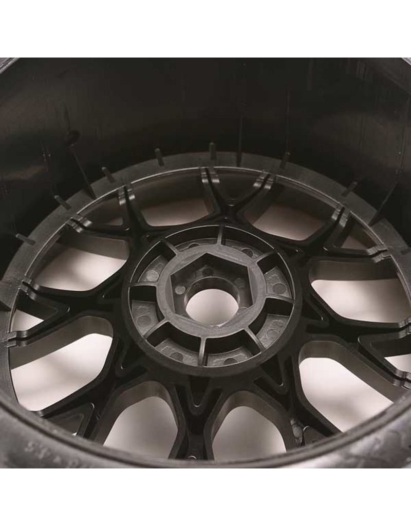 SWEEP RACING SRCC1001S ROAD CRUSHER BELTED TIRE: SILVER CHROME (2)