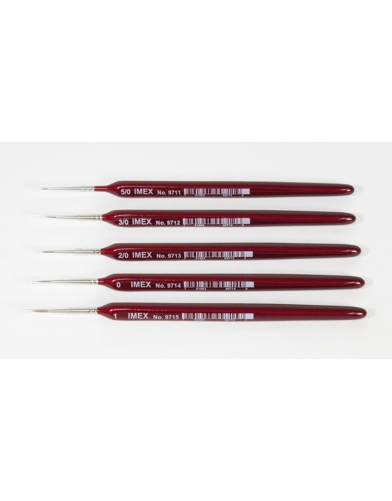 IMEX IMX9711 5/0  RED SABLE BRSH TRIANGLE H
