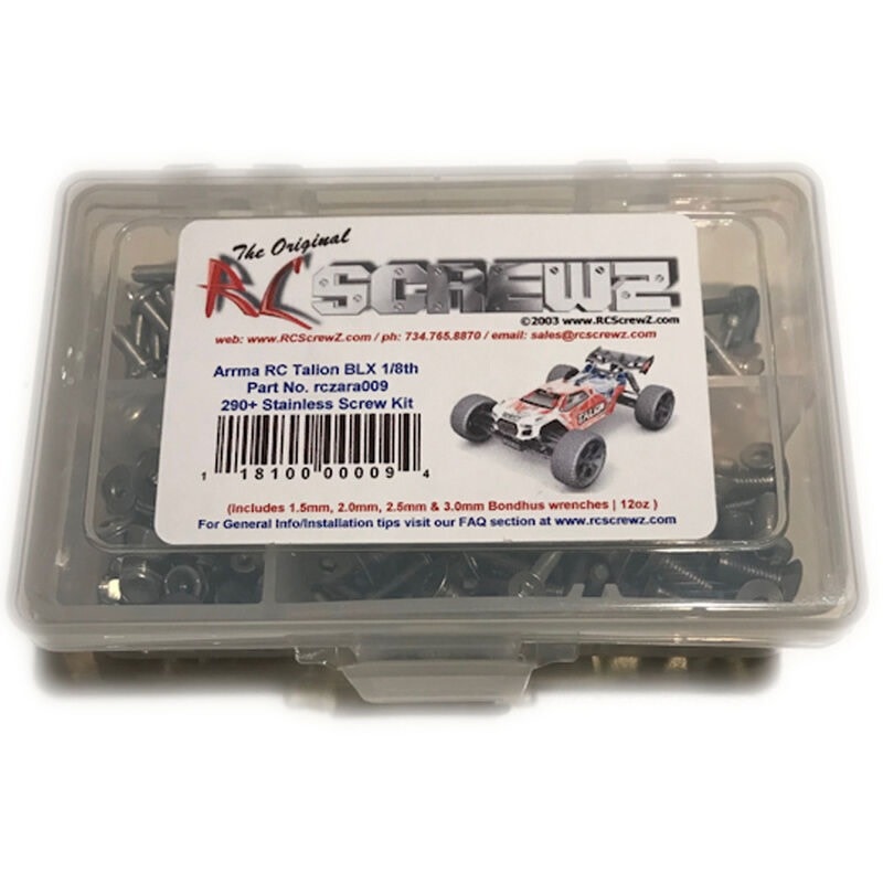 RCZARA009 SS SCRW SET ARRMA TALION BLX 1 /8