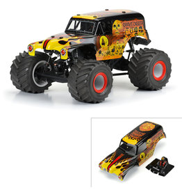 PROLINE RACING PRO359312 1/10 GRAVE DIGGER FIRE PAINTED BODY SET FOR LMT: RED