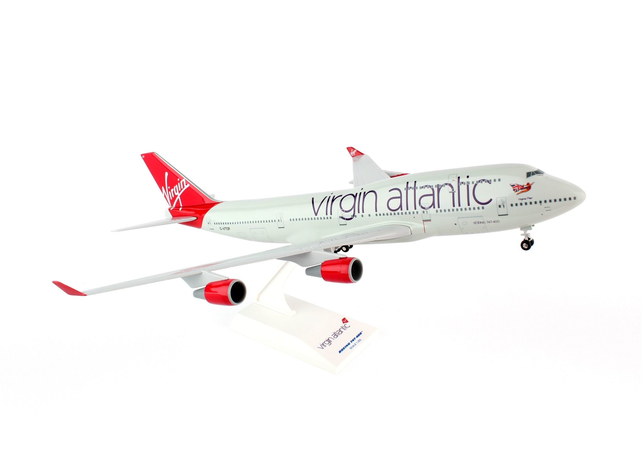 航空機・ヘリコプター SKYMARKS 1/200 Virgin Atlantic B747-400 747-400 1:200 Display Model - Skymarks SK-SKR672 - $63.95