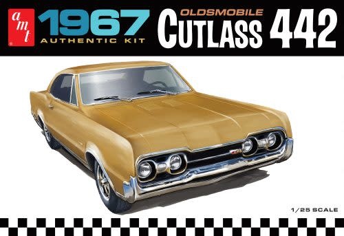 AMT1365 1/25 1967 OLDSMOBILE 442 PLASTIC MODEL KIT