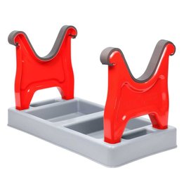 ERNST ERN158 ULTRA STAND AIRPLANE STAND: RED/GREY