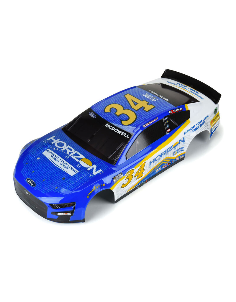 ARRMA ARA410017 NO34 FORD MUSTANG  BODY INFRACTION 6S BLX: NASCAR LE