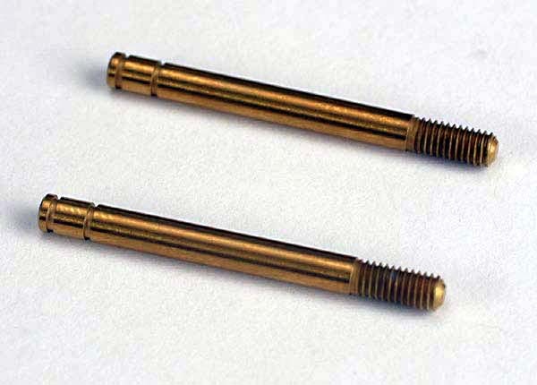 TRA4262T SHOCK SHAFTS, HARDENED STEEL, TITANIUM NITRIDE COATED (32MM) (2)