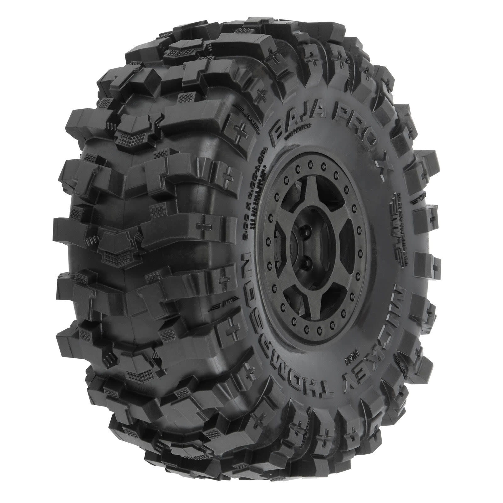PRO1021310 - 1/10 Baja ProX G8 F/R 1.9" Mounted Crawling Tires