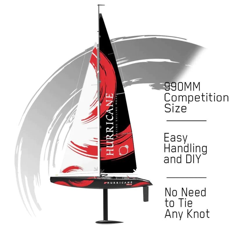 VOL79102 HURRICANE 1M SAILBOAT RTR NO BATT/CHARGER