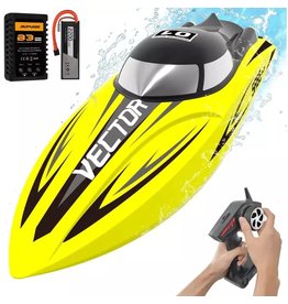 EXHOBBY VOL79112 VECTOR SR65 BRUSHLESS BOAT RTR: YELLOW