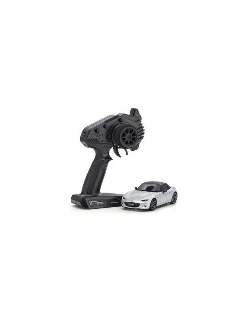 KYOSHO KYO32341PW MINI-Z RWD MR-03 READYSET MAZDA ROADSTER: CERAMIC METALLIC