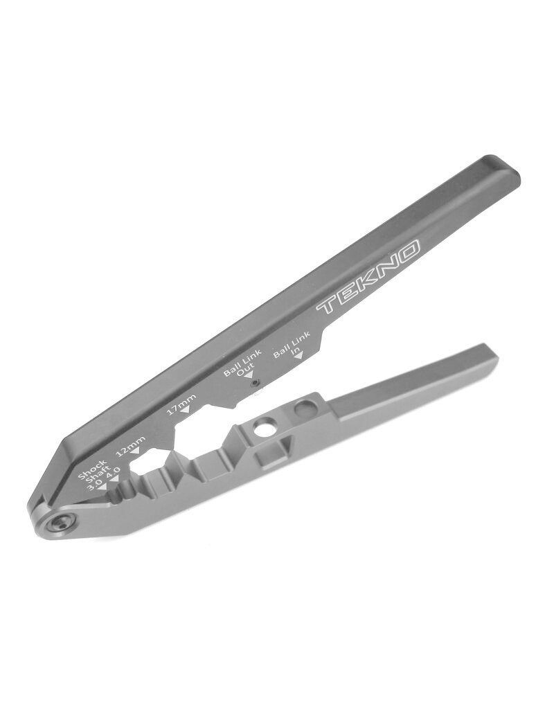 TEKNO RC TKR1115 PIVOT BALL AND SHOCK MULTI-TOOL (ALUMINUM)