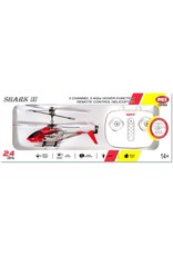 MIC RC MIC1200R SHARK 3CH HELI GYRO ALUMINUM FUSELAGE RED