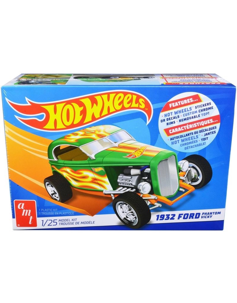 AMT AMT1313M 1/25 1932 FORD PHANTOM VICKY HOT WHEELS PLASTIC MODEL KIT