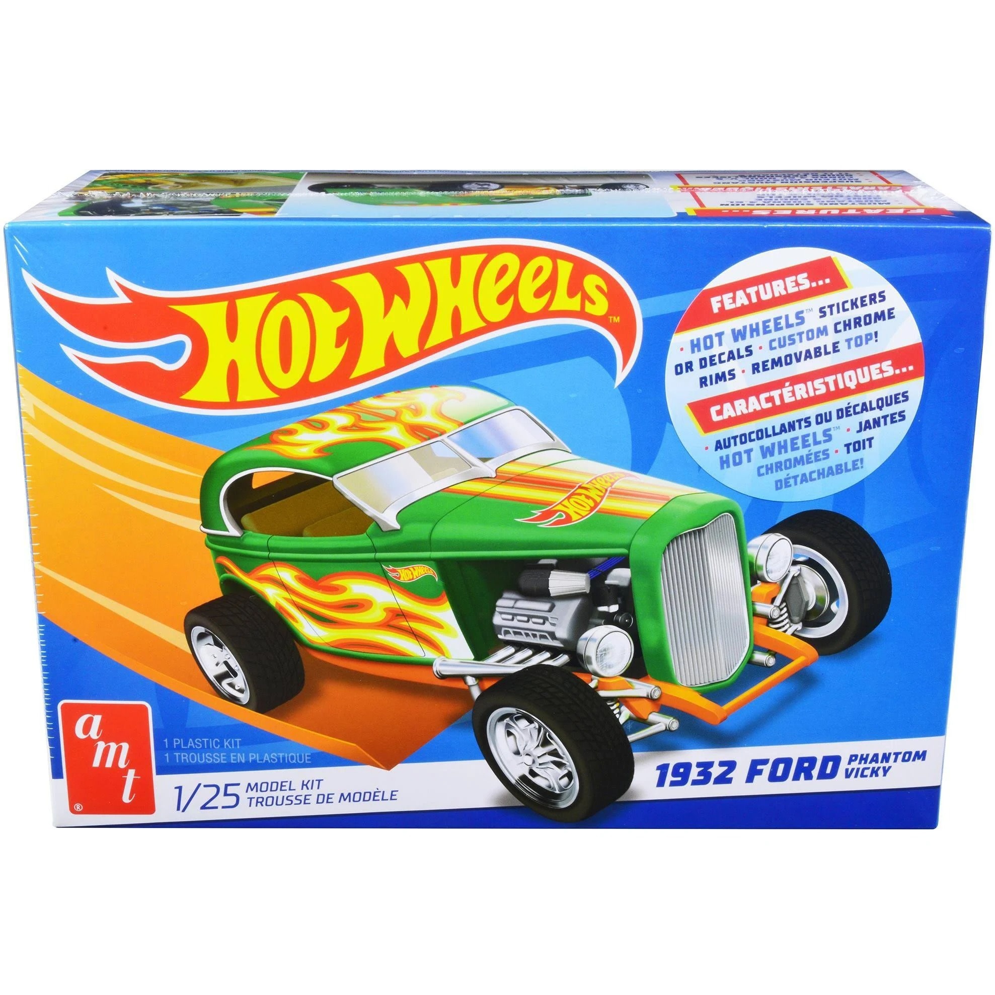 AMT1313M 1/25 1932 FORD PHANTOM VICKY HOT WHEELS PLASTIC MODEL KIT