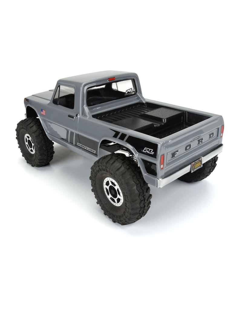 PROLINE RACING PRO361300 1/10 1967 FORD F-100 BODY 12.3" WB CRWLRS: CLEAR