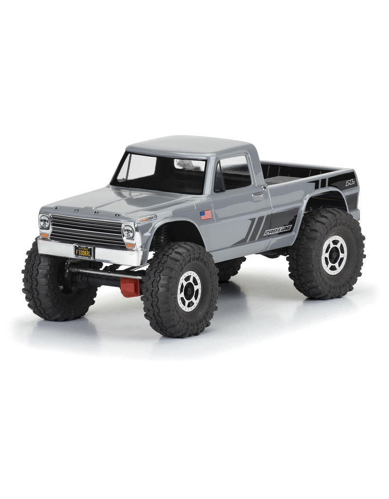 PROLINE RACING PRO361300 1/10 1967 FORD F-100 BODY 12.3" WB CRWLRS: CLEAR