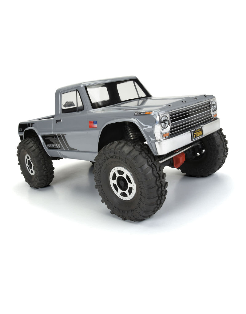 PROLINE RACING PRO361300 1/10 1967 FORD F-100 BODY 12.3" WB CRWLRS: CLEAR