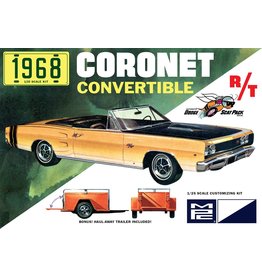 MPC MPC978 1968 DODGE CORONET CONVERTIBLE W/TRAILER 1/25