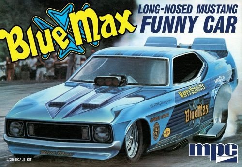 MPC930 BLUE MAX LONG NOSE MUSTANG FUNNY CAR, 1/25