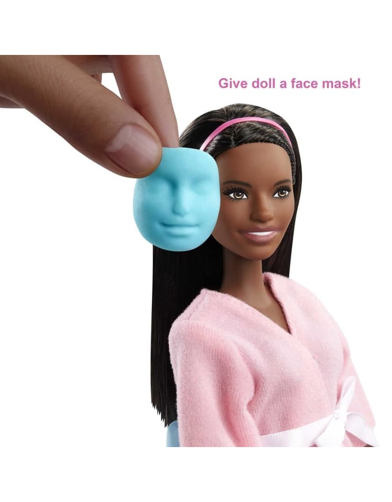 BARBIE MTL GJR83/GJR85 BARBIE FACE MASK SPA DAY PLAYSET: AFRICAN AMERICAN