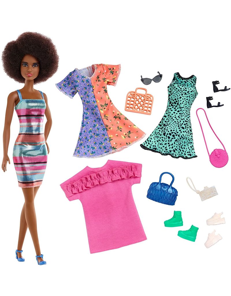 BARBIE MTL GHT32 BARBIE DOLL AND FASHIONS PARTY DOLL: AFRICAN AMERICAN