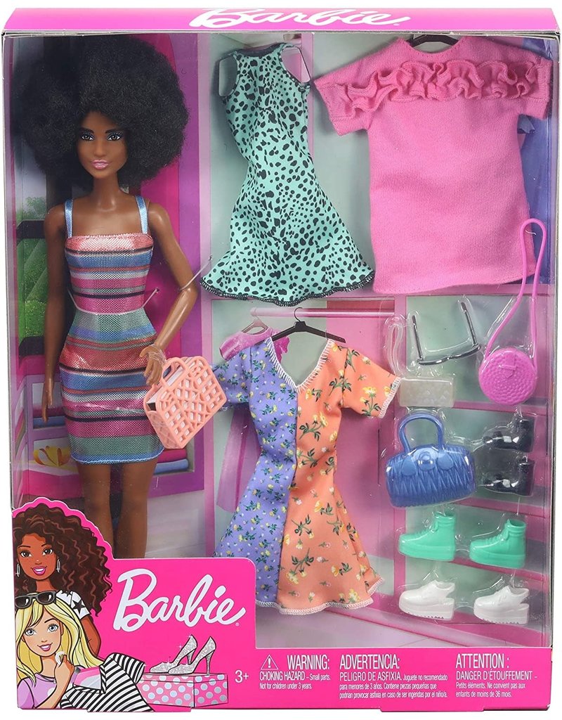 BARBIE MTL GHT32 BARBIE DOLL AND FASHIONS PARTY DOLL: AFRICAN AMERICAN