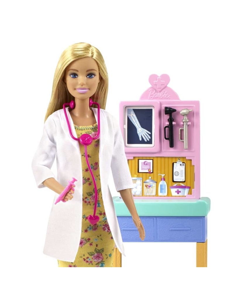 BARBIE MTL DHB63/GTN51 BARBIE CAREER PLAYSET: PEDIATRICIAN (BLONDE)