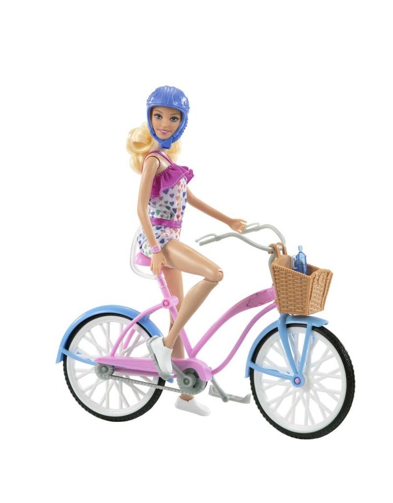 BARBIE MTL HBY28 BARBIE AND BICYCLE PLAYSET