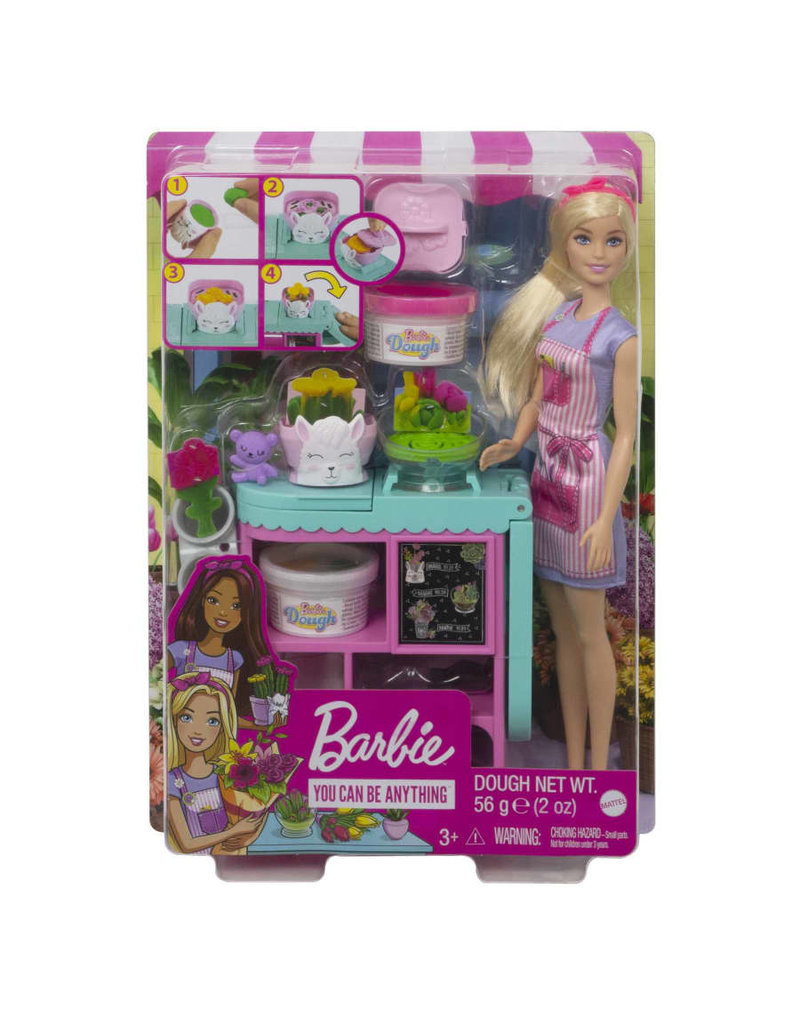 BARBIE MTL GTN58 BARBIE CAREERS FLORIST DOLL PLAYSET - BLONDE HAIR