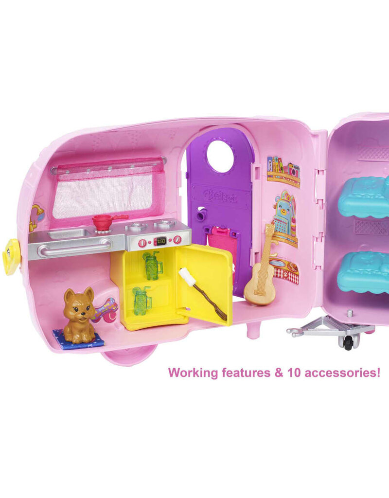 BARBIE MTL FXG90 BARBIE CLUB CHELSEA CAMPER