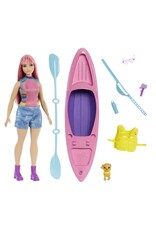 BARBIE MTL HDF75 BARBIE CAMPING DAISY KAYAK PLAYSET