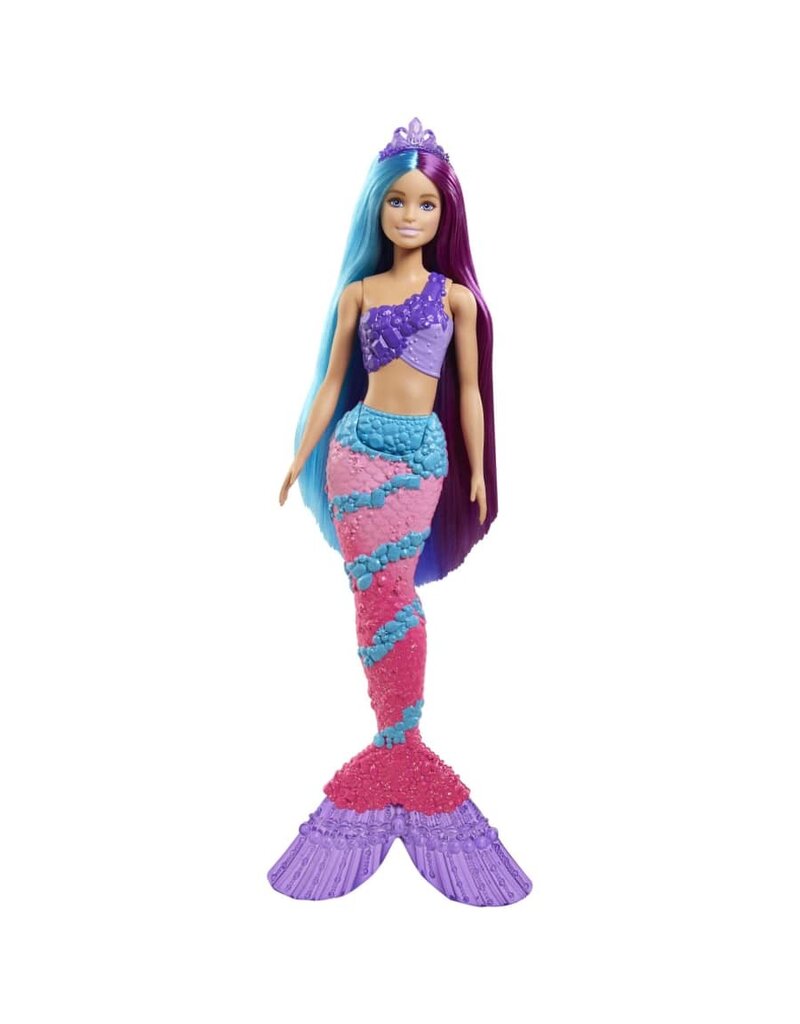 BARBIE MTL GTF37/GTF39 BARBIE DREAMTOPIA MERMAID PINK & BLUE HAIR DOLL